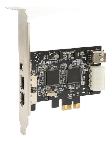 Adaptador De Tarjeta Firewire Riser Pciex1 A Cuatro Puertos