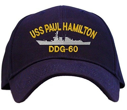 Spiffy Custom Embroidered Caps Uss Paul Hamilton