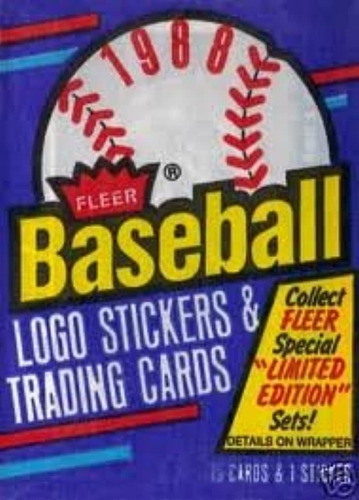 1988 fleer Béisbol Logotipo Pegatinas & Trading Cards