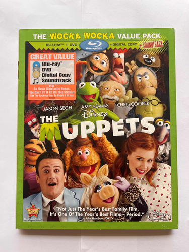 Pelicula The Muppets, Blu-ray + Dvd + Digital Copy