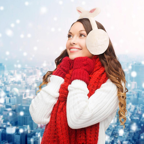 Orejeras De Invierno Para Mujer Orejeras De Felpa De Inviern