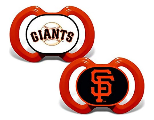 San Francisco Gigantes Juego De 2 Chupetes Fabricado En Ee.