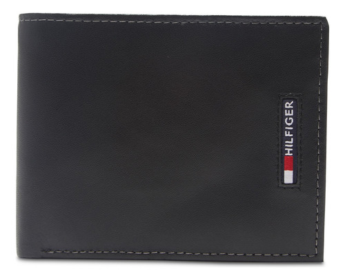 Billetera Tommy Hilfiger Cuero Rfid Proteccion Plegable