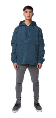 Buzo Rompeviento Anorak Liso Hombre Huntley Urbano