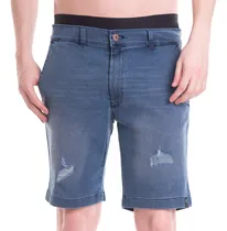 Comprar Bermudas De Jean Hombre - Azul \u002F Gris  - Blue Air Jeans