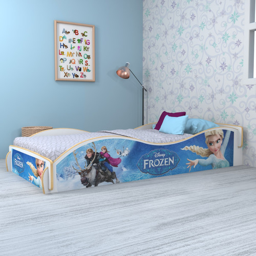Cama Infantil Fantasía Plaza Y Media 1mt