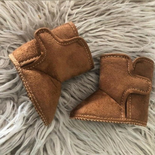 Botitas Bebes Camel  Army Corderito Abrigo Chocolette Uggs