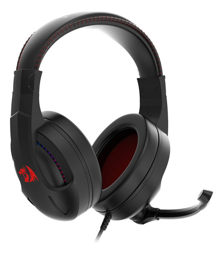Auricular Redragon Cronus H211 Rgb Gamer Con Iluminación Negro