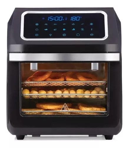 6 en 1 freidora de aire ALUNYAN 12 litros de gran producción freidora  eléctrica 1300w, horno grande sin aceite de convección (regalo del día de  la