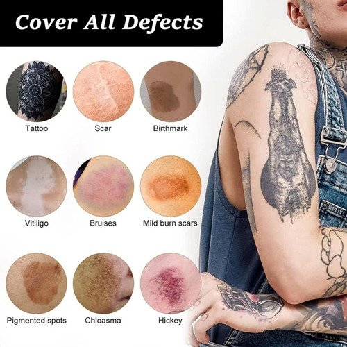 Cubre Tatuajes, Corrector Impermeable Invisible