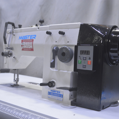 Maquina De Coser Recta Zig Zag Industrial Panel Digital Blanco