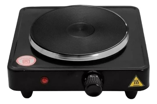 Anafe Electrico 1 Hornalla Negro