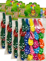 Comprar 100 Globos Impresos  Lunares ( 4 Bolsasc25)  9 Envío Gratis
