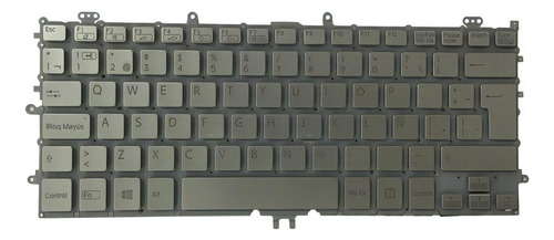 Teclado Sony Vaio Svf11 Svf11n14scp Plata Español