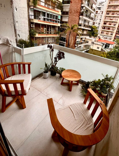 Recoleta.  Departamento En Alquiler 44m2 .sin Muebles. Muy Luminoso . Amenities. 