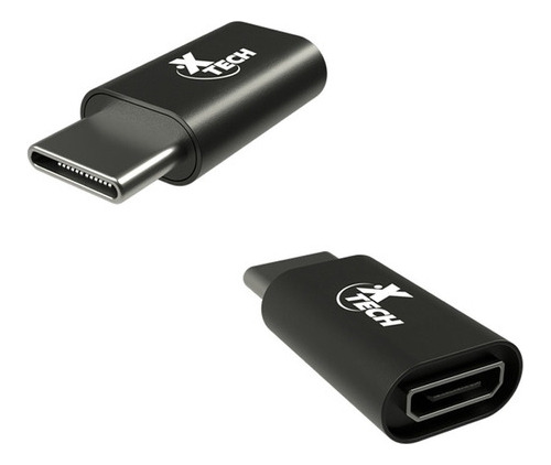 Adaptador Xtech Xtc-526 Micro Usb A Usb Tipo C Css Negro