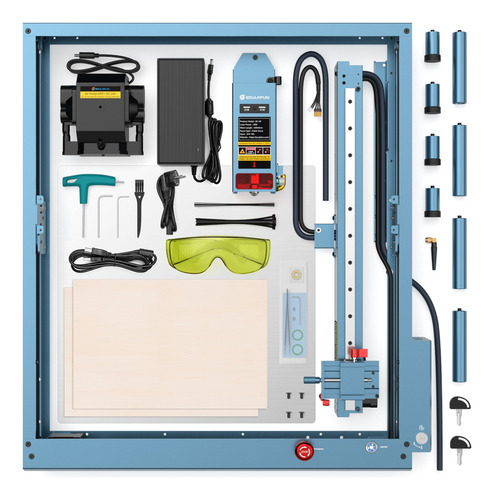 Sculpfun Sf-a9 40w Cortador Y Grabador Láser Con Accesorios