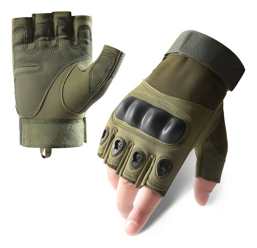 W Guantes Tácticos Deportivos Para Motociclistas Con Medio