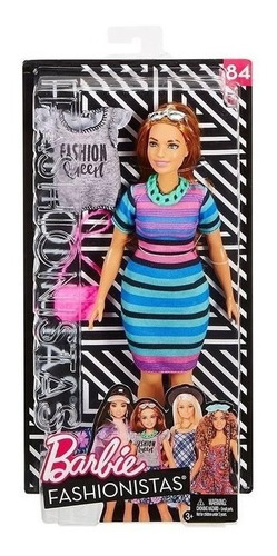 Imagen 4 de 7 de Muñeca Barbie Fashionista 84 Y Ropa Mattel Cod Fjf69 Bigshop