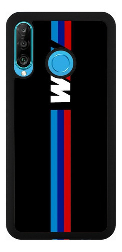 Funda Protector Para Huawei Bmw Series M Logo Lineas Black Huawei Honor 9x Pro