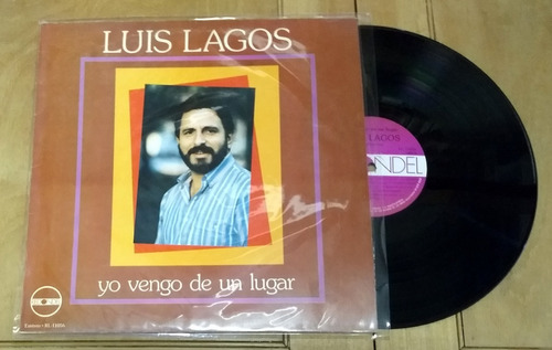 Luis Lagos Yo Vengo De Un Lugar 1989 Disco Lp Vinilo