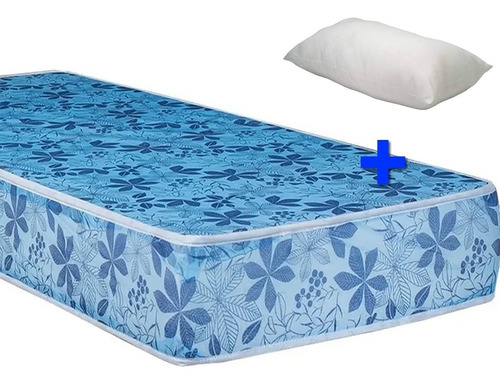 Colchon   Espuma 1 Plaza 190*80*20cm + Almohada De Regalo 