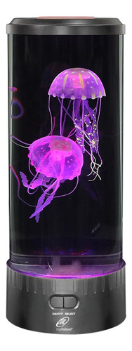 Lámpara Led Fantasy Jellyfish Redonda Vibrantes 5 Efec...