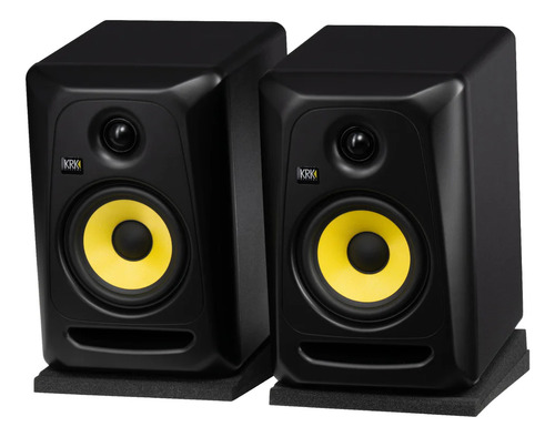 Par De Monitores Campo Cercano Krk Classic 5 Pack Color Negro