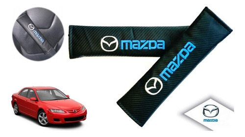 Par Almohadillas Cubre Cinturon Mazda 6 2004