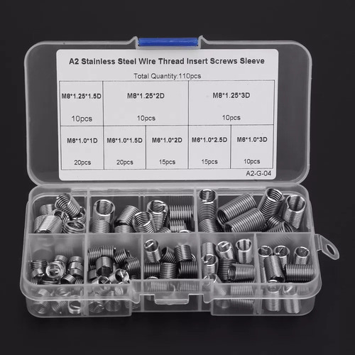 Conjunto De Buchas De Inserção De Rosca M6-m8/1d-3d