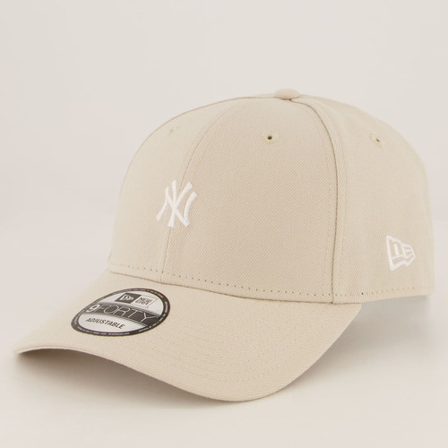 Boné New Era Mlb 940 New York Yankees Mini Logo I Bege