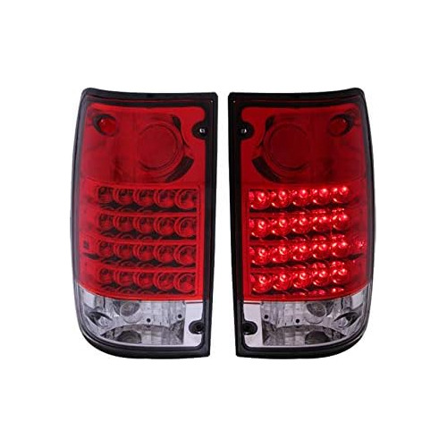 Conjunto De Luces Traseras Led Rojas/transparentes 3110...