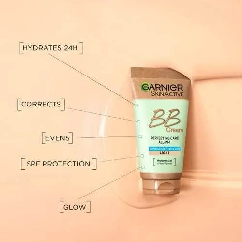 Crema Ligera Bb Todo En 1 De Aloe Hialurónico Para Combinaci