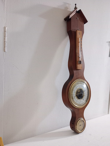 Barometro Termómetro Colección Madera