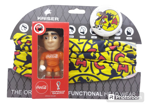 Cabezones Coca Cola Mundial Qatar 2022 Guillermo Ochoa Y Más (Usado)