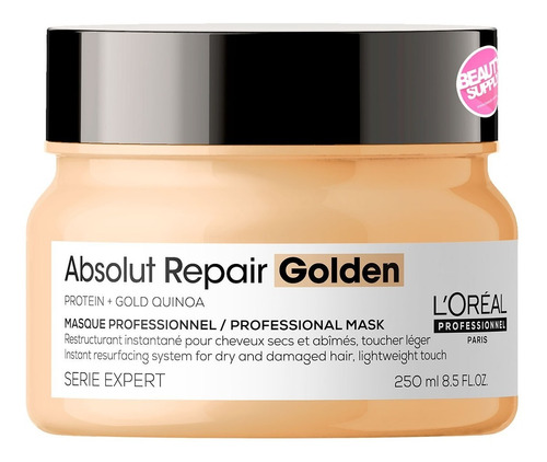 Máscara Absolut Repair Gold Loreal 250ml Dañado O Seco