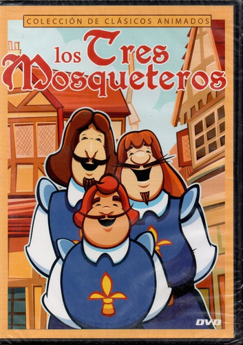 Los Tres Mosqueteros/ Clásicos Animados Pel. Dvd Sin Abrir