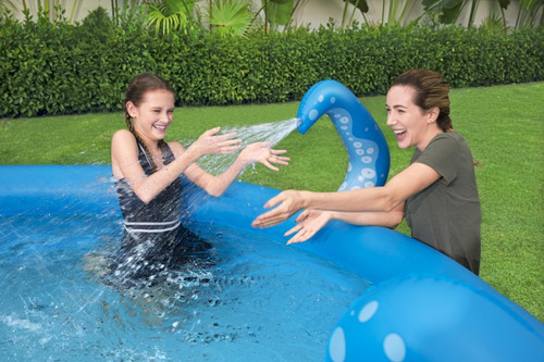 Alberca Semi Inflable Bestway Tentáculos 274x76 Cm Mod 57396