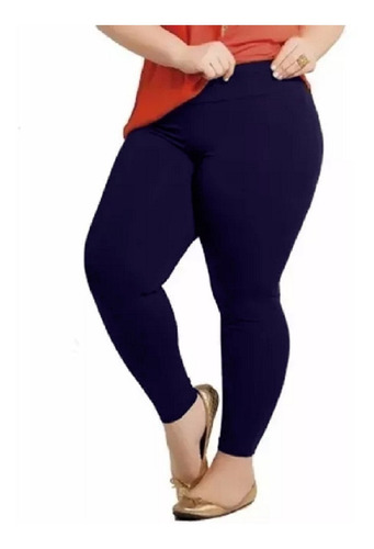 Calça Legging Suplex Plus Size Cintura Alto 48 A 66