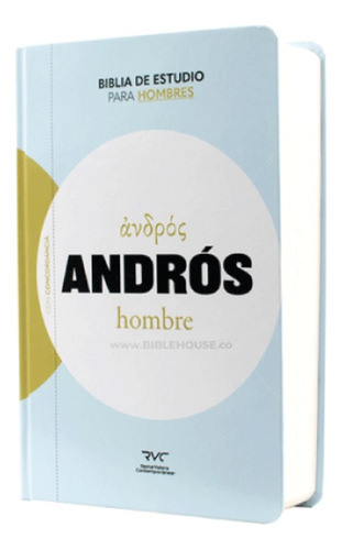 Biblia Rvc De Estudio Para Hombres Andrós Tapa Dura