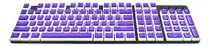 Comprar Pudding Keycaps Set 104keys Pbt Keycap Púrpura B Púrpura B