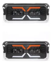 Comprar Par Faros Led Kenworth W900 T800 T600 Peterbilt Freightliner