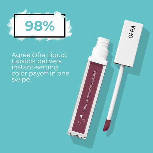 Lápiz Labial Líquido Charmed Rosa Mate Con Matices Malva Fór