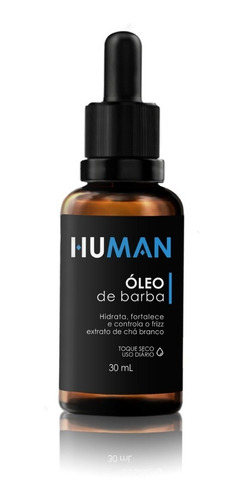 Óleo De Barba Que Hidrata, Fortalece, Amacia 30 Ml - Human