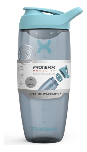 Botella Mezcladora P/ Suplementos Promixx, Azul, 950ml