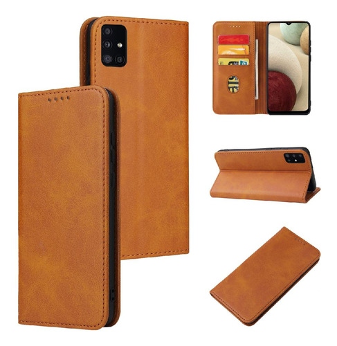 Funda Para Samsung Galaxy M30s/m21 Cuero Folio Flip Caso