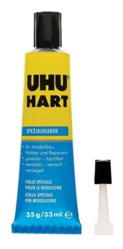 Pegamento Uhu Hart 33 Ml Con Boquilla Made In Germany