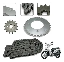 Comprar Kit Relação Transmissão Biz 125 2005u002F2016 Aço 1045 E Pop100