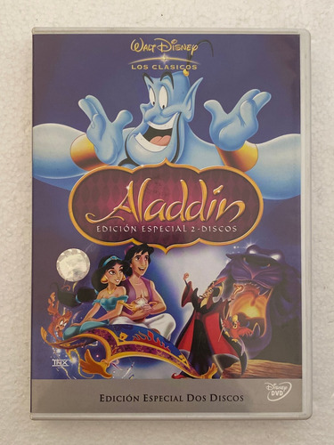 Dvd Original Aladdin Aladino Walt Disney Los Clasicos 2 Disc (Usado)