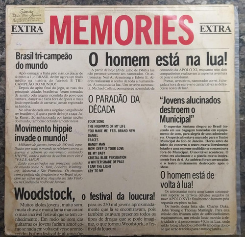 Lp Memories- K-tel Todd Rundgren-procol Harum-elton John